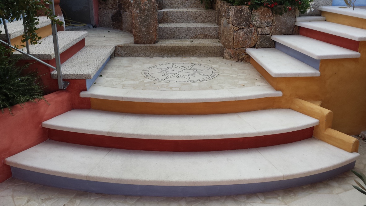 Marble stairs