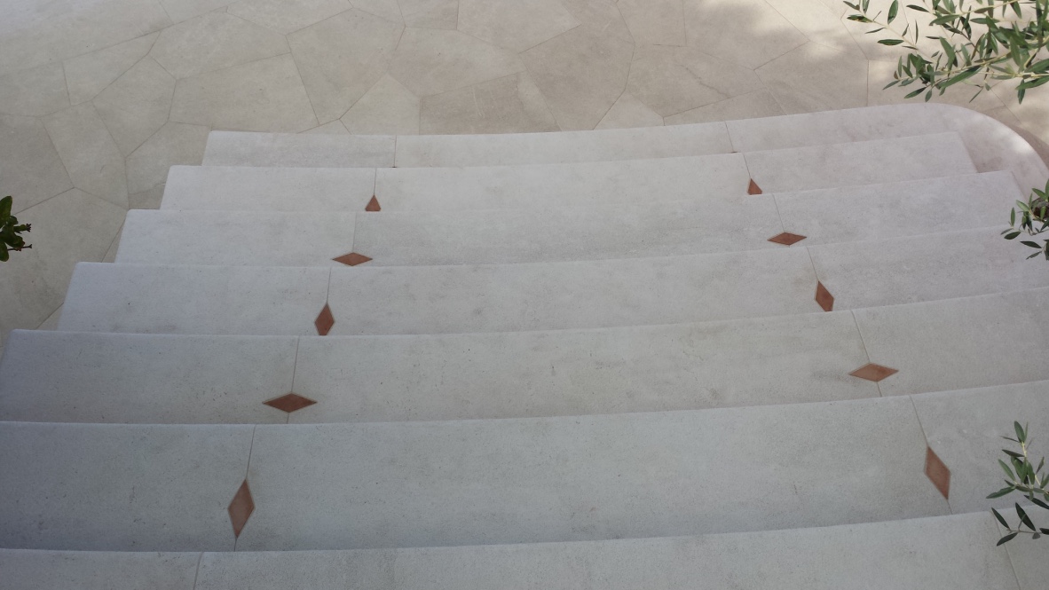 Marble stairs